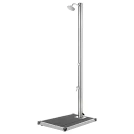 prysznic-ogrodowy-z-szara-podstawa-220-cm-stal-nierdzewna