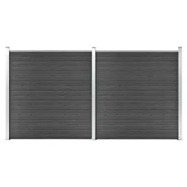 zestaw-ogrodzeniowy-z-wpc-353x186-cm-czarny