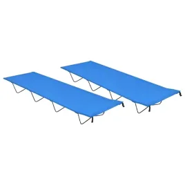 lozka-polowe-2-szt-180x60x19-cm-tkanina-i-stal-niebieskie