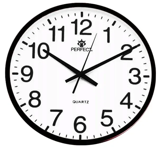 zegar-scienny-perfect-czarny-30cm-bateria-aa-stan-nowy