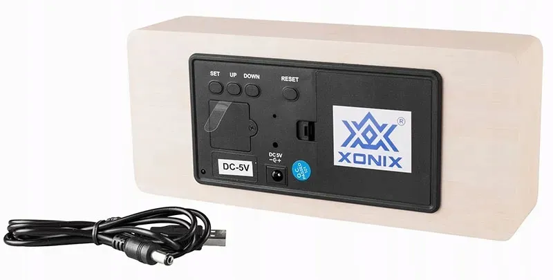 zegar-budzik-xonix-bialy-21cm-4x-aa