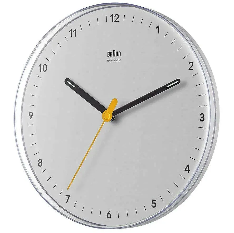 zegar-scienny-braun-bialy-23cm-bateria-aa