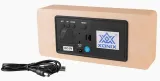 zegar-budzik-xonix-brazowy-21cm-bateria-stan-nowy