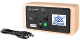 zegar-budzik-xonix-brazowy-16cm-bateria-aa-stan-nowy