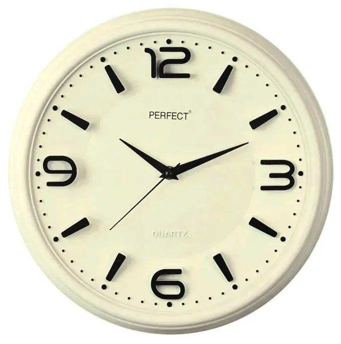 zegar-scienny-perfect-kremowy-32cm-1x-aa