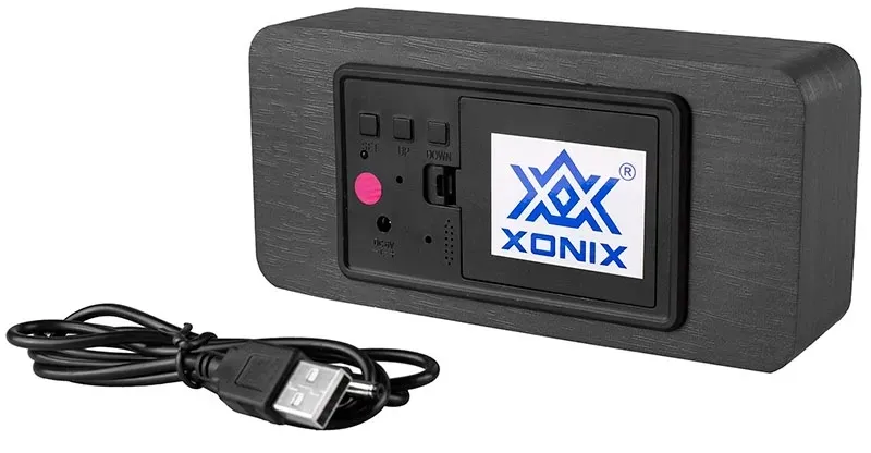 zegar-budzik-xonix-czarny-15cm-baterie-aaa-stan-nowy