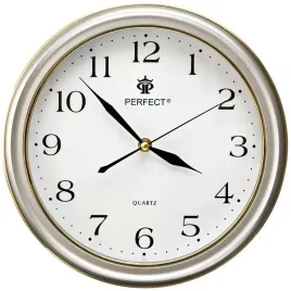 zegar-scienny-perfect-srebrny-28cm-bateria