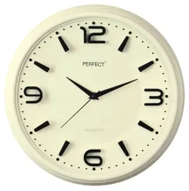 zegar-scienny-perfect-kremowy-32cm-bateria