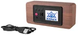 zegar-budzik-xonix-brazowy-15cm-baterie-stan-nowy