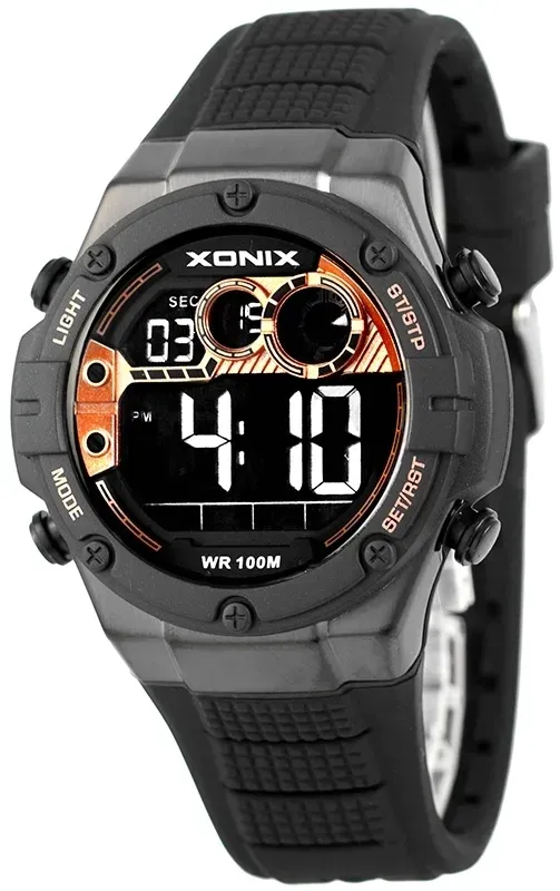 cyfrowy-zegarek-damski-xonix-wr100m-stoper-timer-stan-nowy