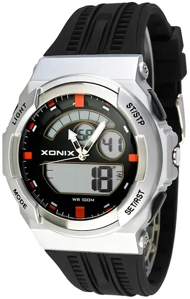 damski-zegarek-xonix-dualtime-wr100m-stoper-timer-stan-nowy