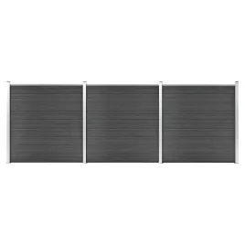 zestaw-ogrodzeniowy-z-wpc-526x186-cm-czarny