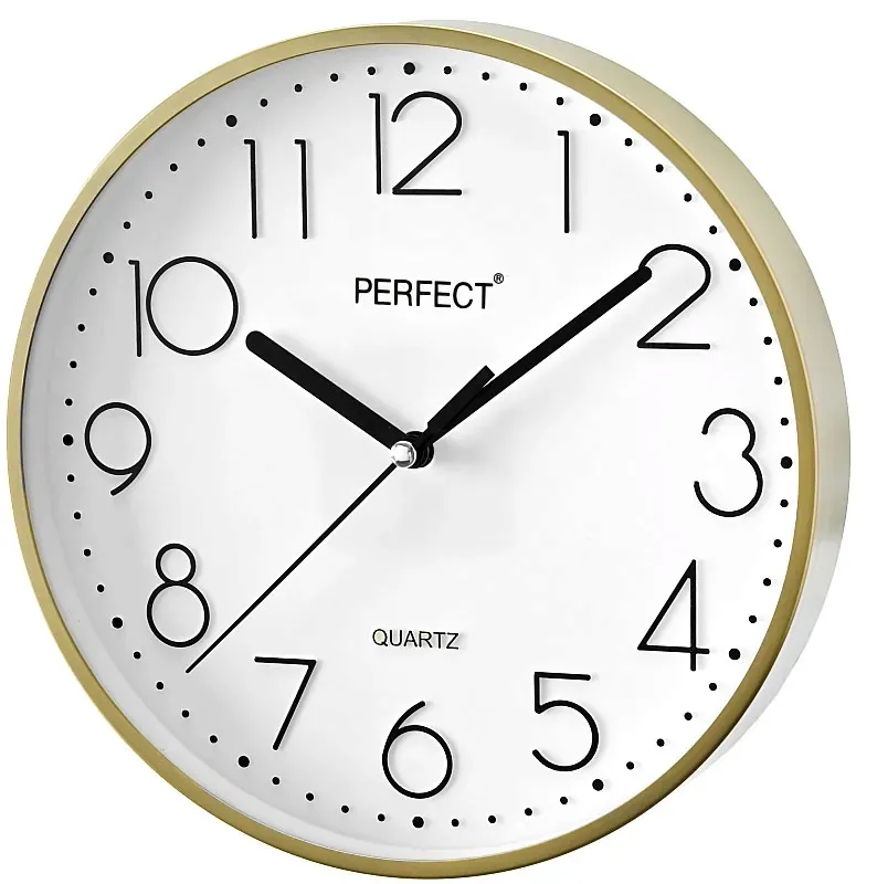 zegar-scienny-perfect-zloty-224cm-bateria-aa