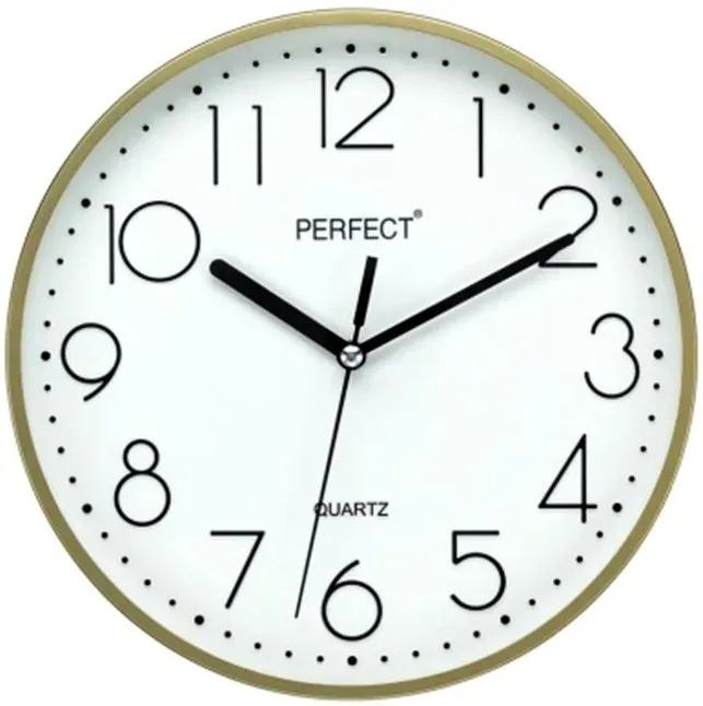 zegar-scienny-perfect-zloty-224cm-bateria-aa