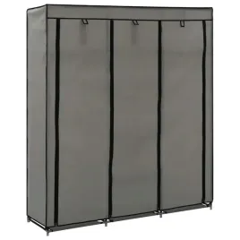 szafa-z-przegrodami-i-drazkami-szara-150x45x175-cm-tkanina