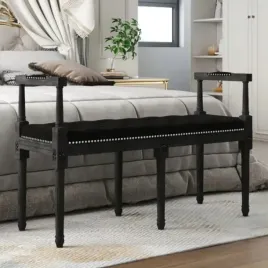 lawka-czarna-110x40x70-cm-tapicerowana-aksamitem