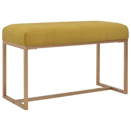 lawka-80-cm-musztardowa-aksamitna