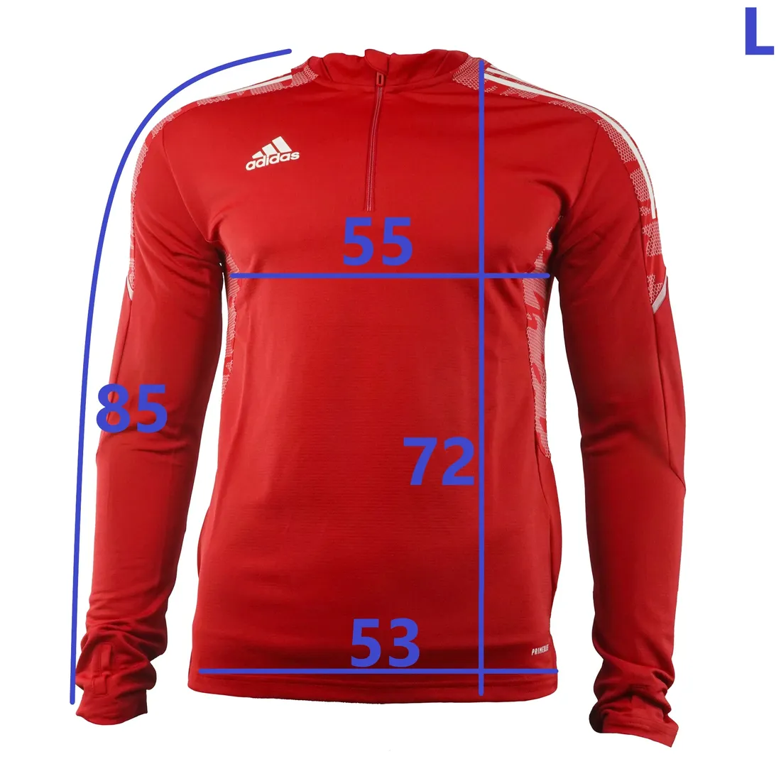bluza-adidas-czerwony-l-r-stan-nowy