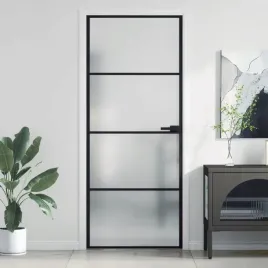 drzwi-wewnetrzne-czarne-83x2015-cm-szklo-i-aluminium