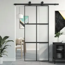 drzwi-przesuwne-czarne-90x205-cm-szklo-hartowane-aluminium