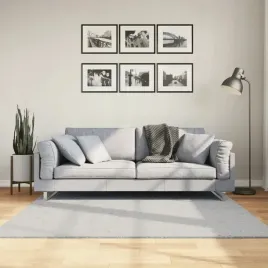 dywan-huarte-z-krotkim-wlosiem-szary-160x160-cm