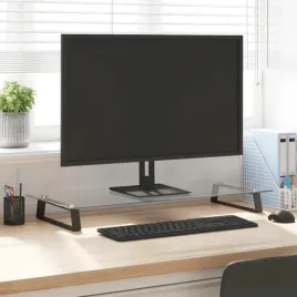 podstawka-pod-monitor-czarna-80x35x8cm-szklo-hartowane-metal
