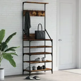 wieszak-na-ubrania-z-miejscem-na-buty-ciemny-dab-70x34x184-cm