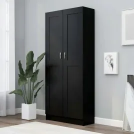 szafka-na-ksiazki-czarna-825x305x1855-cm-plyta-wiorowa