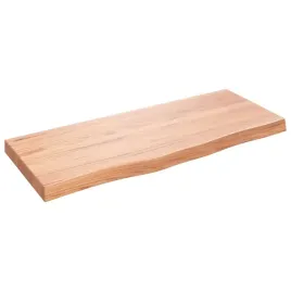 polka-jasnobrazowa-100x40x6cm-lakierowane-lite-drewno-debowe