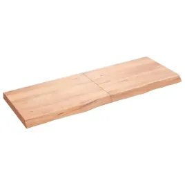 polka-jasnobrazowa-140x50x6-cm-lite-drewno-debowe