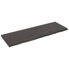 polka-ciemnoszara-180x60x6-cm-wykonczone-lite-drewno-debowe