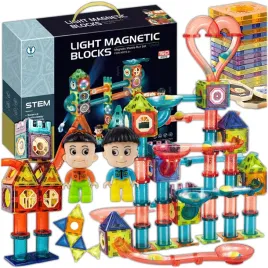 klocki-magnetyczne-swiecace-konstrukcyjne-edukacyjne-dla-dzieci-tor-150el