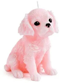 swieca-figurka-animals-pies-spaniel-11x14cm-rozowa-parafinowa-mondex-bc27