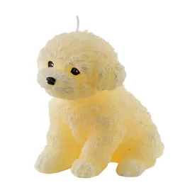 swieca-figurka-animals-pies-pudel-13x13cm-kremowa-parafinowa-mondex-bc271