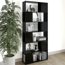 regal-na-ksiazki-przegroda-czarny-80x24x186-cm-plyta-wiorowa
