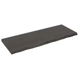 polka-ciemnoszara-160x60x6-cm-wykonczone-lite-drewno-debowe