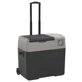 lodowka-na-kolkach-z-uchwytem-czarno-szara-50-l