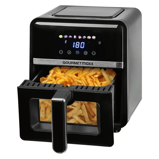 Frytkownica Airfryer 5 litrów 1500W 8 programów Kolorowy ekran OKIENKO