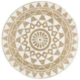 recznie-wykonany-dywanik-juta-bialy-nadruk-90-c