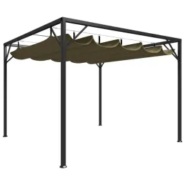 altana-ogrodowa-ze-zwijanym-dachem-3x3-m-taupe