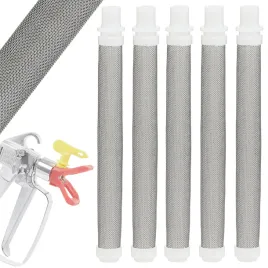 5x-filtr-paluszkowy-60-mesh-agregat-malarski-zestaw-5-sztuk-filtrow