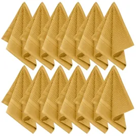 zestaw-recznikow-bawelnianych-peru-30x30-musztarda-12szt