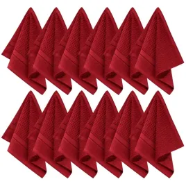 zestaw-recznikow-bawelnianych-peru-30x30-czerwony-12szt