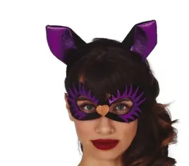 maska-kota-z-opaska-kot-kotek-fioletowy-czarny-dodatek-halloween