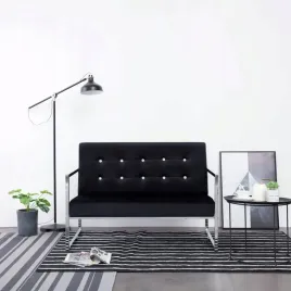 2-osobowa-sofa-z-podlokietnikami-czarna-chrom-i