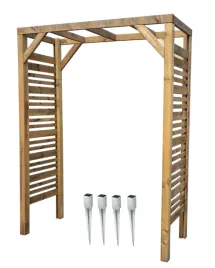 pergola-drewniana-prosta-slupy-7x7-cm-kotwy-zestaw-outlet