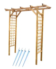 pergola-drewniana-prosta-kotwy-zestaw