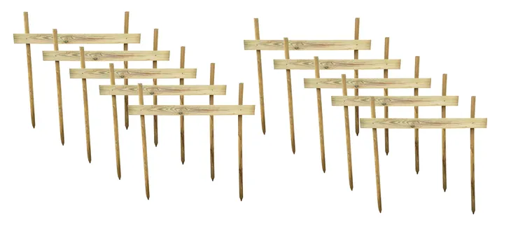 paliki geodezyjne do tyczenia 120cm bramki budowlane 10 szt. OUTLET