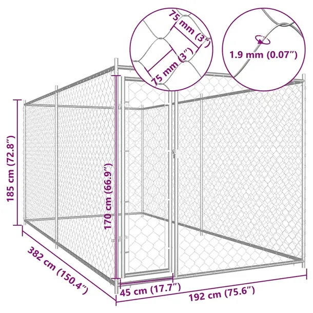 kojec-dla-psa-382x192x185-cm-wysokosc-drzwiczek-170-cm