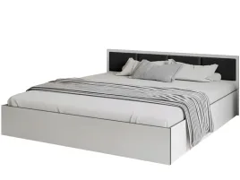 lozko-dior-costa-160-biale-1x-poczworny-panel-w-kolorze-czarnym